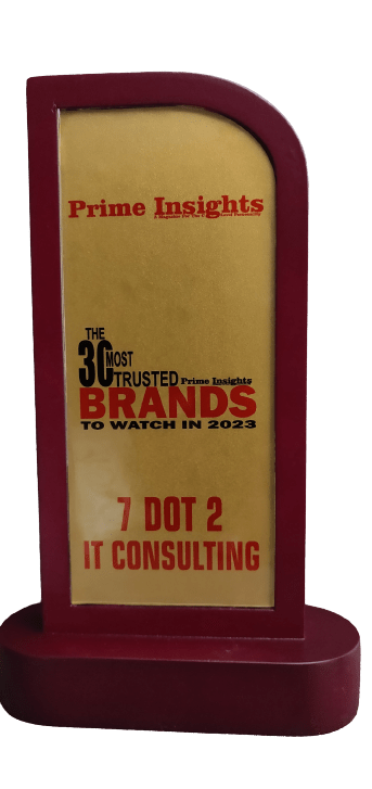 Prime Insights Trophy - 2023-30 most trusted brands to watch by Prime Insights business Magazine.